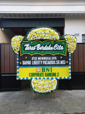 Papan Bunga Duka di Ratu Jaya