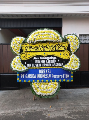 Papan Bunga Duka di Ratu Jaya