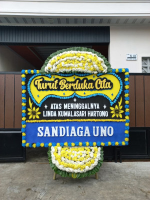 Papan Bunga Duka di Ratu Jaya
