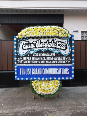 Papan Bunga Duka di Ratu Jaya